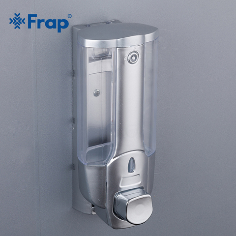 Frap new 350ml Plastic Single Liquid Soap Dispenser for bathroom Wall Mounted Lavatory Bath Shower Accessories F407 ► Photo 1/6