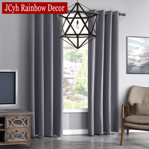 JRD Modern Blackout Curtains For Living Room Window Curtains For Bedroom Curtains Fabrics Ready Made Finished Drapes Blinds Tend ► Photo 1/6