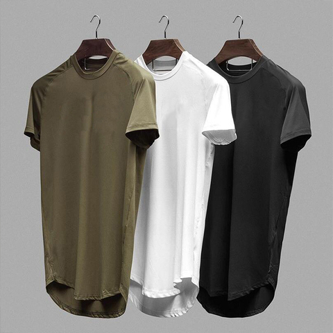 Mesh T-Shirt Clothing Tight Gyms Mens Summer New Brand Tops Tees Homme Solid Quick Dry Bodybuilding Fitness Tshirt ► Photo 1/6