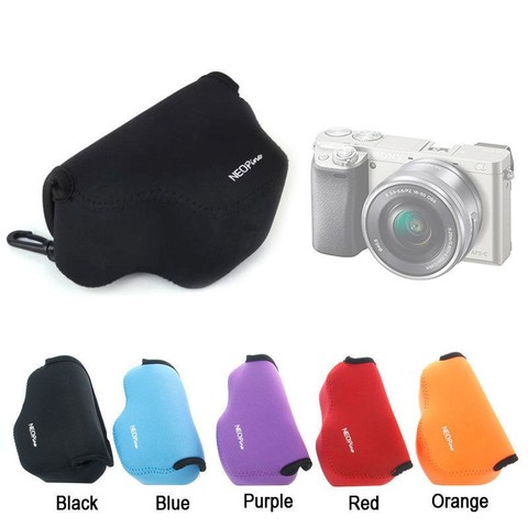 NEOPine Neoprene Soft Shockproof Inner Camera Bag for SONY Alpha A6000 with 16-50mm Lens Camera Case Cover Pouch ► Photo 1/6