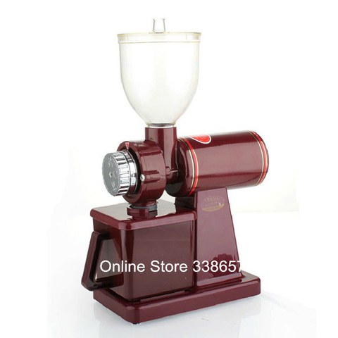 Best small home electric conical burr mill espresso coffee bean grinder coarse/ fine grinding machine ► Photo 1/2