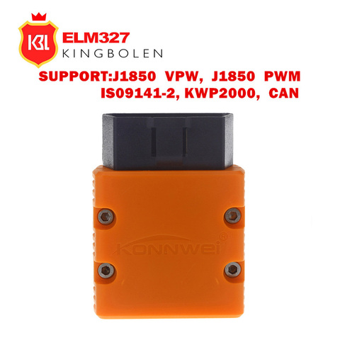 Konnwei KW902 ELM327 Bluetooth v1.5 PIC18F25K80 OBD2 Auto Diagnostic Scan Tools OBD-II Bluetooth Scanner Car Supports 12V diesel ► Photo 1/5