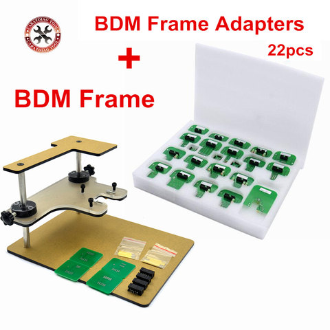 New BDM Frame With Full Adapters For KESS / FGTECH V54 BDM Frame Full Sets ECU Proframmer + 22pcs BDM Adapters Lowest Price ► Photo 1/6