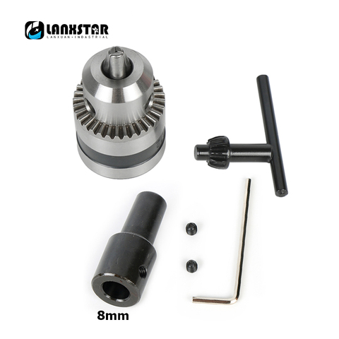 PCB Mini Drill Press Engrave Craft Electric Drill B12 Chuck 1.5~10mm Taper Mounted Lathe Chuck For 6MM Motor Shaft Connect Rod ► Photo 1/1