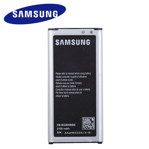 Original Samsung S5 mini Battery For Samsung Galaxy S5 Mini G800 G800F G800H G800A G800Y G800R EB-BG800BBE 2100mAh with NFC ► Photo 1/3