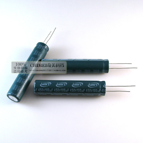 Electrolytic capacitor 450V 100UF 60X13MM LCD TV LED capacitors ► Photo 1/3