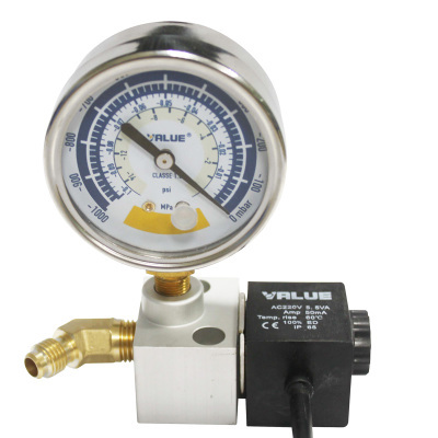 Value vacuum pump original solenoid valve VI120 /140/180 /240/ 280 solenoid valve vacuum gauge ► Photo 1/1