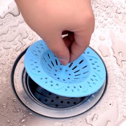 Anti clogging silicone drain pool sink sewer debris filter net shipping portable Creative Kitchen and Bathroom Sink Filter ► Photo 1/6