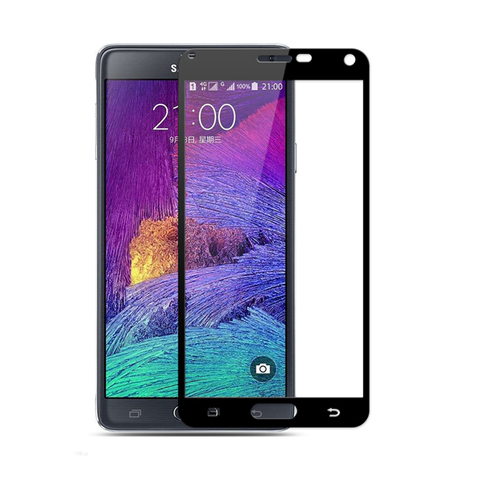 3D Tempered Glass For Samsung Galaxy Note 4 Full Cover 9H Protective film Explosion-proof Screen Protector For N9100 N910F ► Photo 1/6