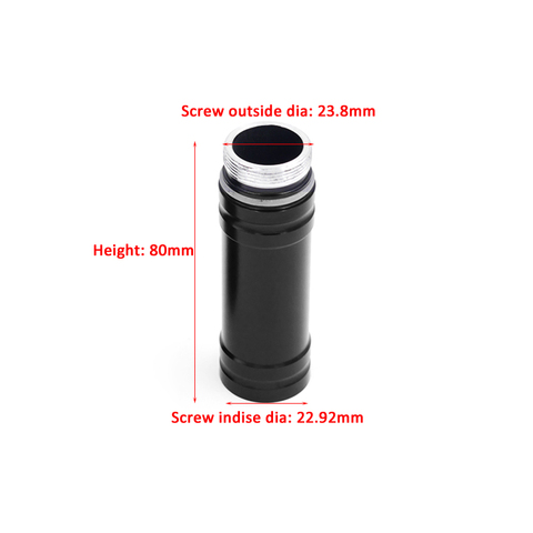 NEW Flashlight Extension Tube 18650 Torch Aluminum Alloy Body Pipe For HS-802 Flashlight ► Photo 1/1