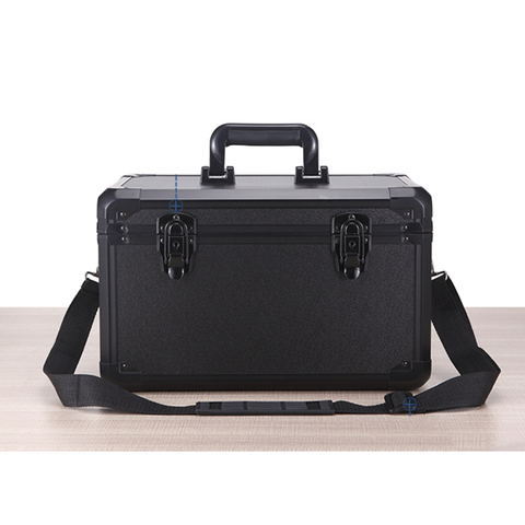 High Quality Aluminum Equipment Camera Toolbox Suitcase Impact Resistant Safety Case w Shoulder Strap Lock ► Photo 1/6