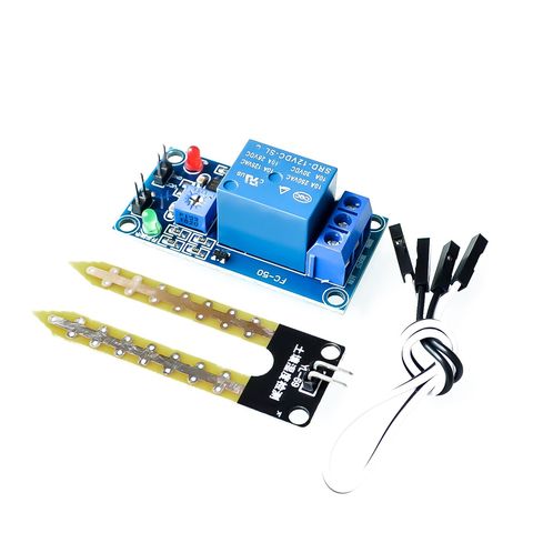 DC 12V soil moisture sensor relay control module Automatic watering of the humidity starting switch ► Photo 1/4