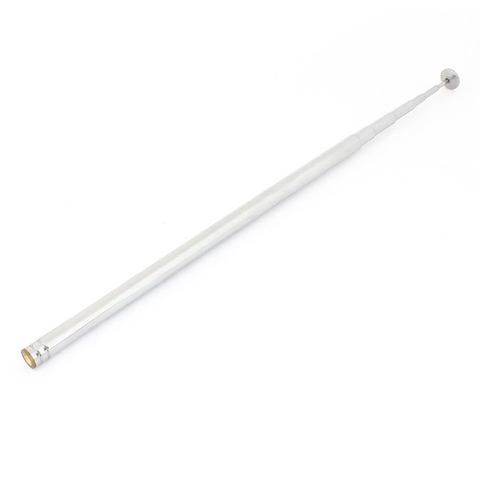 New Hot 96cm Length 7 Section Telescoping Stainless Steel AM FM Radio TV Antenna ► Photo 1/3