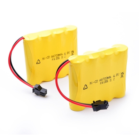 4.8V 700mAh NI-CD rechargeable battery pack 1 set 4*AA battery Nickel cadmium battery pack for Toy Car ► Photo 1/1