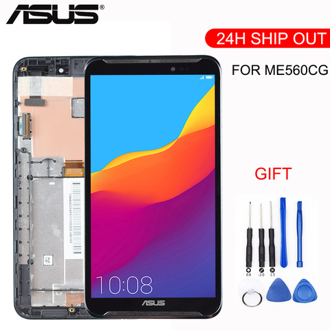 New For Asus Fonepad Note 6 FHD6 ME560CG ME560 K00G LCD Screen Display with Frame Panel Touch Screen Digitizer Glass Assembly ► Photo 1/1