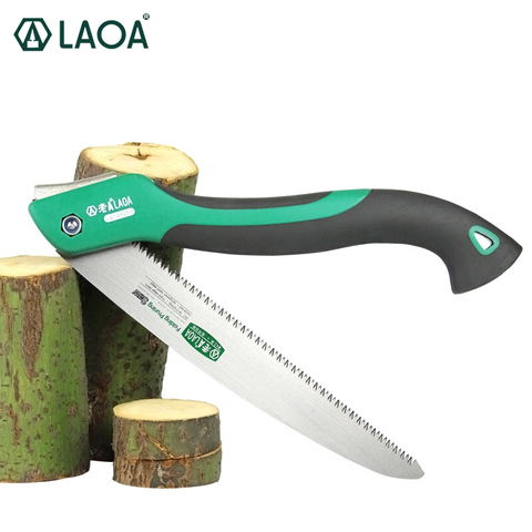 LAOA 10 inch 7T/9T/12T Wood Folding Saw Outdoor For Camping SK5 Grafting Pruner for Trees Chopper Garden Tools Unility Knife ► Photo 1/6