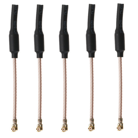 5PCS HGLRC 6.5cm 65mm 5.8G 2dBi U.FL IPEX IPX Omni Directional Linear Brass FPV Antenna RG178 For RC Drone ► Photo 1/5