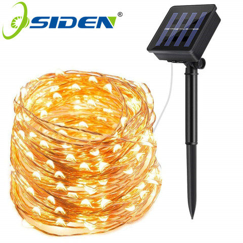 LED Solar Lamp Outdoor 7M 12M 22M LEDs String Lights Fairy Holiday Christmas Party Garland Solar Garden Waterproof Lights ► Photo 1/6
