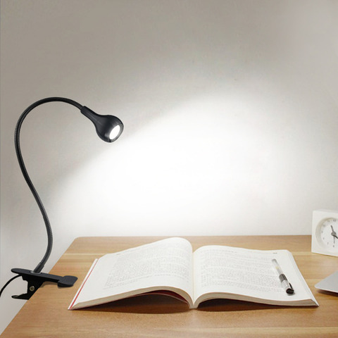 USB Power Desk Lamps Flexible LED Light With Clip on the Table Students Study Lamps Bedside Night Lamp With Switch USB LED Lamp ► Photo 1/6