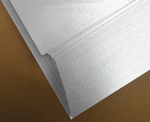 A4 Pearlescent Business Card Paper Ice White Pearl Paper Birthday Party DIY Folded Special Paper Gift Wrapper Decor Cards 50pcs ► Photo 1/2