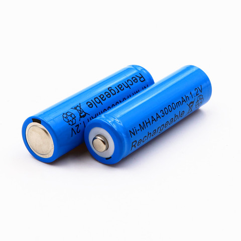 1PC 1.2v 1800mAh AAA  Ni-MH battery 1.2V AA 3000mAh Rechargeable Batteries battery Garden Solar Light LED flashlight torch ► Photo 1/6
