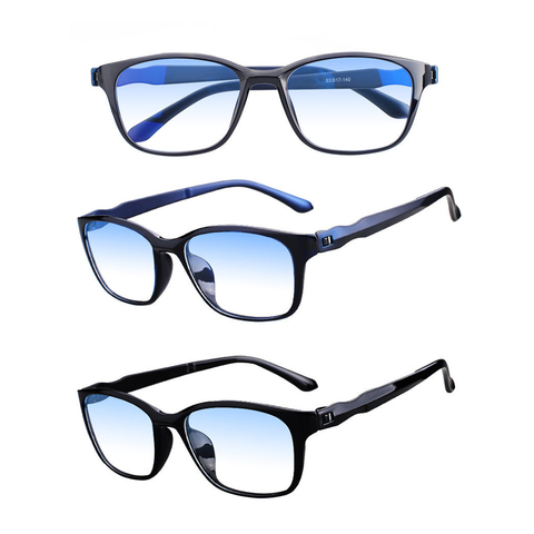 UV400 Anti Blue-ray Glasses Reading Glasses Flexible Ultralight TR90 Computer Goggles Radiation Protection Anti-fatigue Eyewear ► Photo 1/6