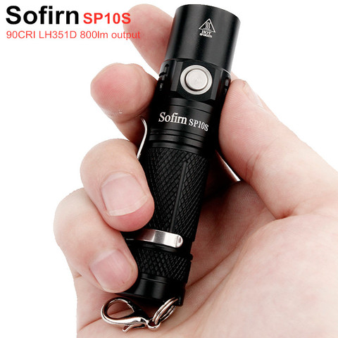 Sofirn SP10S LED Flashlight AA 14500 Pocket Light 90 CRI LH351D 800lm  Keychain Light Tactical Torch Waterproof Lantern 6 modes - Price history &  Review | AliExpress Seller - Sofirn Official Store 