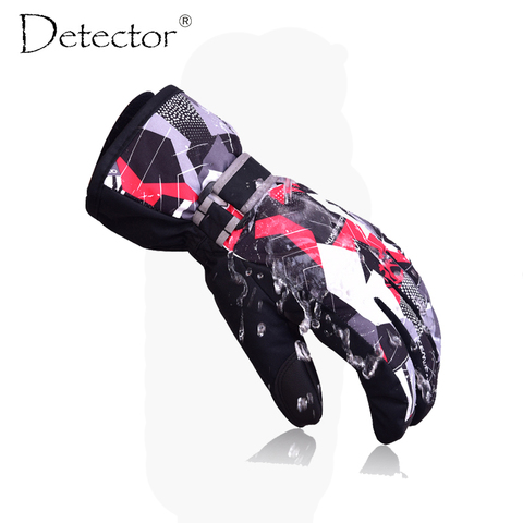 Detector Ski Gloves Snowboard Mens Women Kids Winter Gloves Climbing Cycling High Quality Windproof Waterproof Gloves ► Photo 1/6