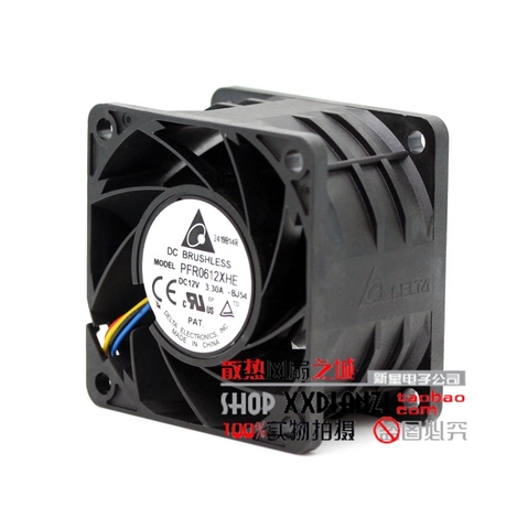 Free Shipping Delta 6038 PFR0612XHE/FFR0612DHE DC 12V 3.30A ultra violent strong air flow high speed axial fan ► Photo 1/2