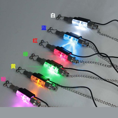 1 piece LED Indicator Carp Fishing Alarm Chain Hanger Fishing