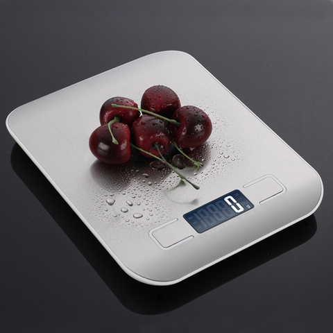 Household Kitchen scale 5Kg/10kg 1g Food Diet Postal Scales balance Measuring tool Slim LCD Digital Electronic Weighing scale ► Photo 1/6