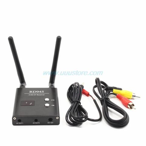 UUUSTORE FPV 5.8 GHz 48CH RD945 Diversity Receiver With A/V and Power Cables ► Photo 1/5