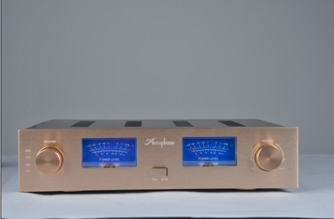 AV Meter / Gold Panel / amplifier chassis /Merge Amplifier Chassis /Iron aluminum chassis /AMP case Enclosure / Box DIY ► Photo 1/1