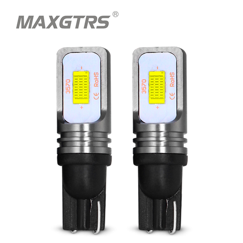 2x T10 CANBUS No ERROR W5W 168 194 3570 Chip LED 72W Auto Indicator Replacement Light Wedge Parking Bulbs Lamps Car Light Source ► Photo 1/6