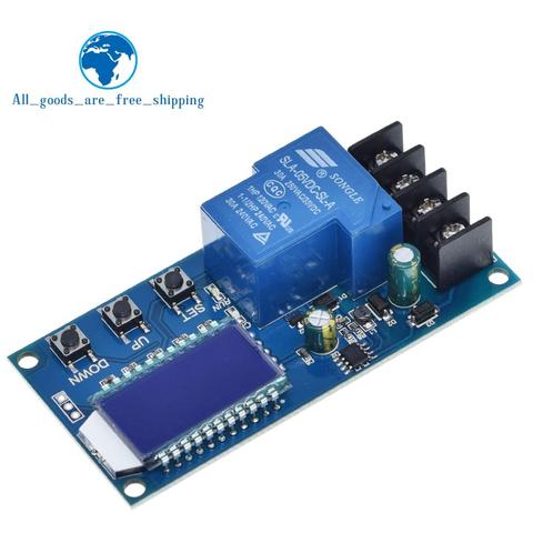 TZT DC 6-60v 30A Storage battery Charging Control Module Protection Board Charger Time Switch LCD Display XY-L30A ► Photo 1/6