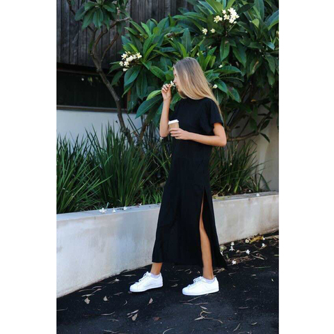 Maxi T Shirt Dress Women Winter Vintage Sexy Party Boho Elegant Bodycon Wrap Christmas Black Split Cotton Long Dresses Plus Size - Price history & Review | AliExpress Seller - GerminateMall Store | Alitools.io Maxi T Shirt Dress Women Winter Vintage Sexy Party Boho Elegant Bodycon Wrap Christmas Black Split Cotton Long Dresses Plus Size - Price history & Review | AliExpress Seller - GerminateMall Store | Alitools.io