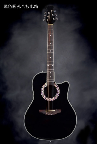 HOT! Super Roundback/  Carbon Fiber Back & Side  Acoustic guitar with EQ (ANT-126) ► Photo 1/6