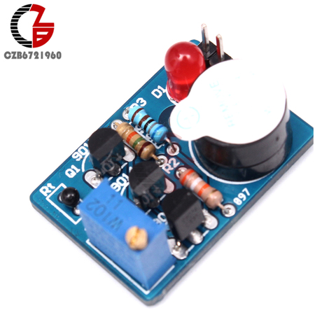 DIY Kit Temperature Alarm Electronic Temperature Controller Sound Light Alarm Suite ICSK061A Thermal Buzzer Thermistor ► Photo 1/6