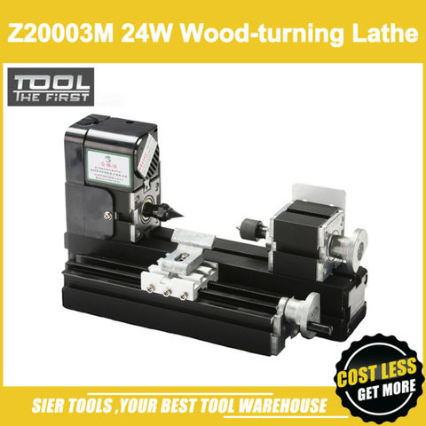Z20003M 24W Metal wood-turning Lathe/24W,20000rpm wood working lathe/DIY mini wood turning lathe ► Photo 1/3