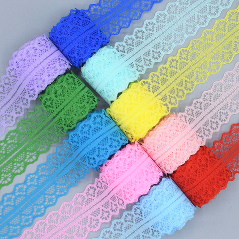 28mm wide beautiful lace ribbon lace fabric DIY embroidery pure lace embroidery decoration 21 color lace fabric  5-10yards ► Photo 1/6