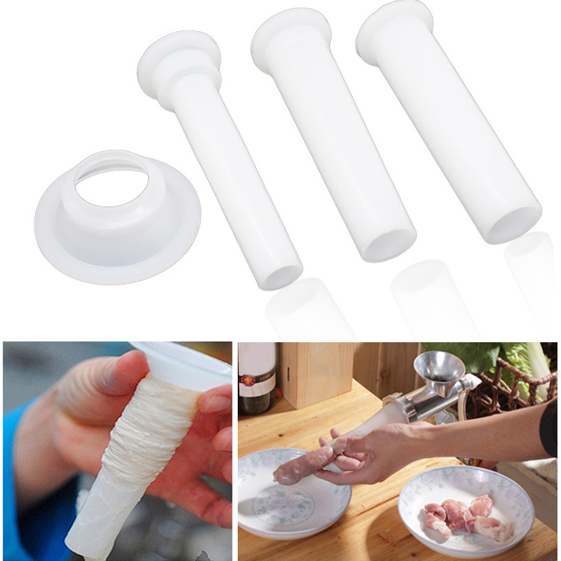 Baking Accessories,Sausage Filling Stuffing Tube for Handmade Meat Grinder Stuffer 5# 3Pcs Plastic