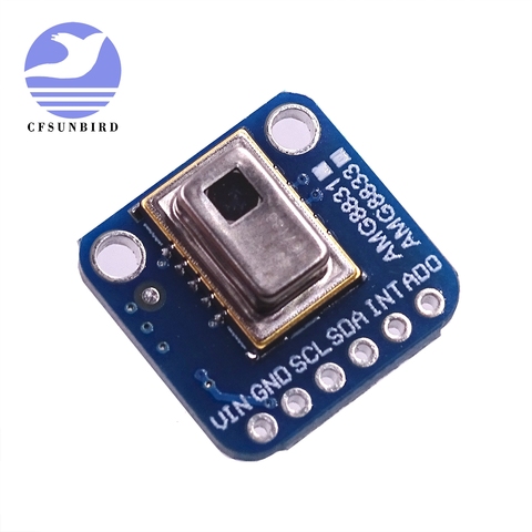 AMG8833 3-5v 8*8 I2C IR Infrared Temperature Thermal Camera Imaging Sensors Grid-EYE Breakout Board For Arduino Raspberry Pi ► Photo 1/3