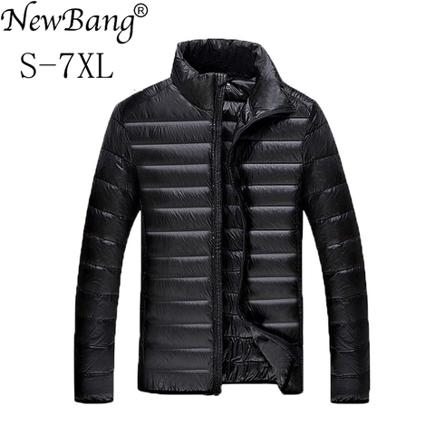 NewBang Plus 5XL 6XL 7XL Duck Down Jacket Men's Feather Ultralight Down Jacket For Men Park Outwear With Carry Bag Overcoat ► Photo 1/6