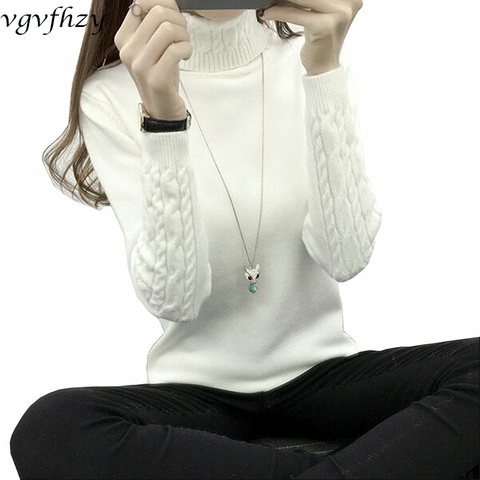 Women Turtleneck Winter Sweater Women 2022 Long Sleeve Knitted Women Sweaters And Pullovers Female Jumper Tricot Tops LY571 ► Photo 1/6