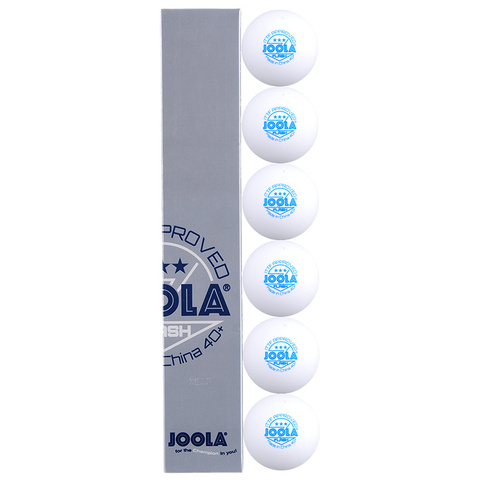 2022 JOOLA 3-Star Plastic Table Tennis Balls Seamless 40+ New Material Poly White Ping Pong Balls ITTF Approved ► Photo 1/1