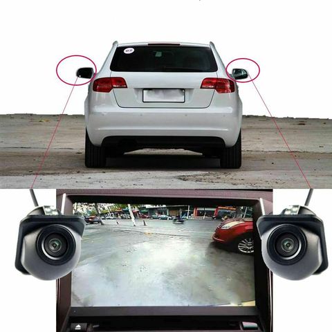 1 set Car Night Vision Safe Parking Accessories Side Mirror Blind Zone Camera Rear View Camera Waterproof Mini Camera ► Photo 1/6