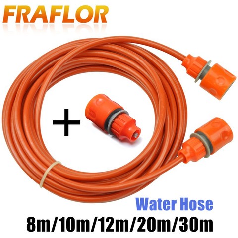 8m 10m 20m Orange PU Car Washing Garden Watering Hose Pipe With Quick Connector High Pressure Car Washer Pipeline Conduit 5*8mm ► Photo 1/6