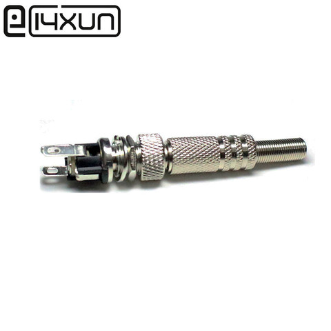 1set Lockable 5.5mm x 2.1mm / 5.5mm x 2.5mm DC Power Plug + Socket 5.5*2.1mm 5.5mm*2.5mm Male Female Panel Mount Connectors 12V ► Photo 1/5