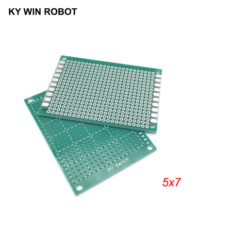 5pcs 5x7cm 50x70 mm Single Side Prototype PCB Universal Printed Circuit Board Protoboard For Arduino ► Photo 1/6