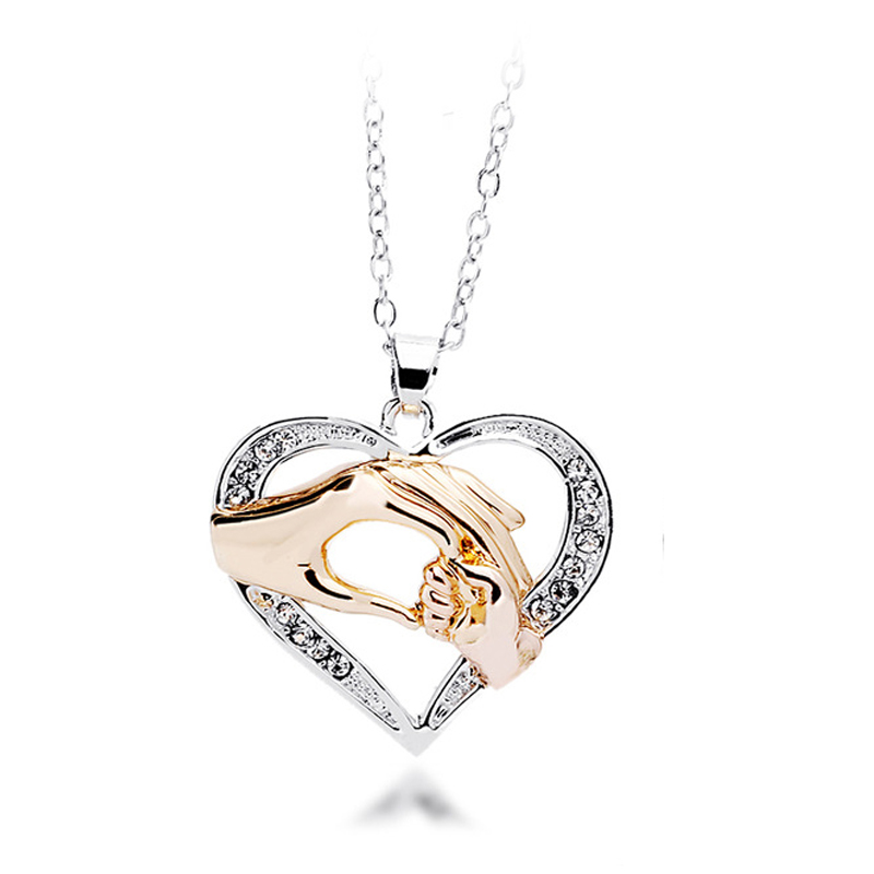 Buy Online Mothers Day Gift Mother Baby Hand Holding Love Heart Pendant Necklace Rose Gold Mom Jewelry Alitools Buy Online Mothers Day Gift Mother Baby Hand Holding Love Heart Pendant Necklace Rose Gold Mom Jewelry Alitools